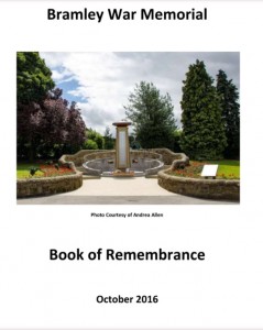 Book of Remembrance Cover