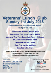 SSAFA Lunch Club