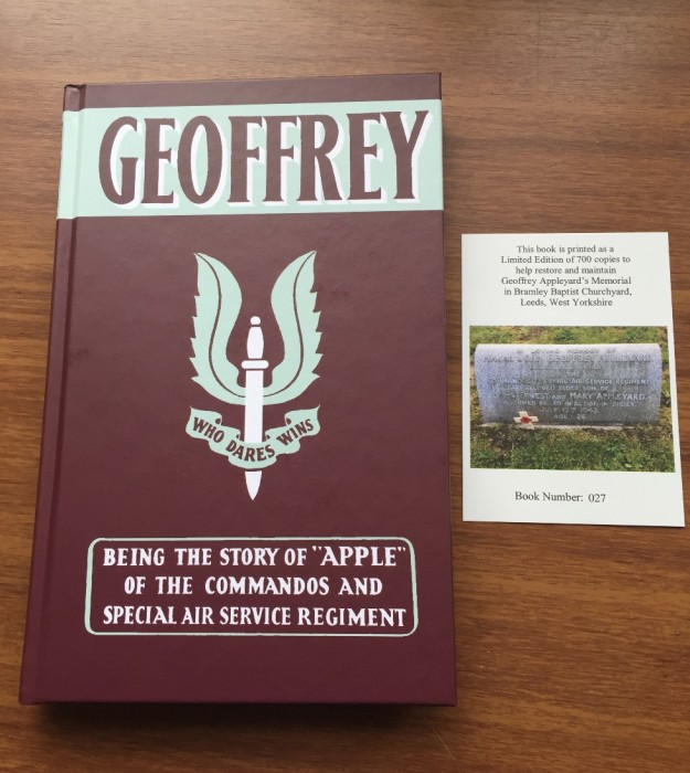 Geoffrey Book with numbered Book Plate